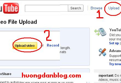 Hướng dẫn upload video lên Youtube