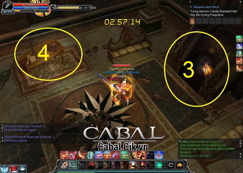 Hướng dẫn đi Illusion Castle Radiant Hall - lv130