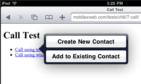 How to create click-to-call links for mobile browsers