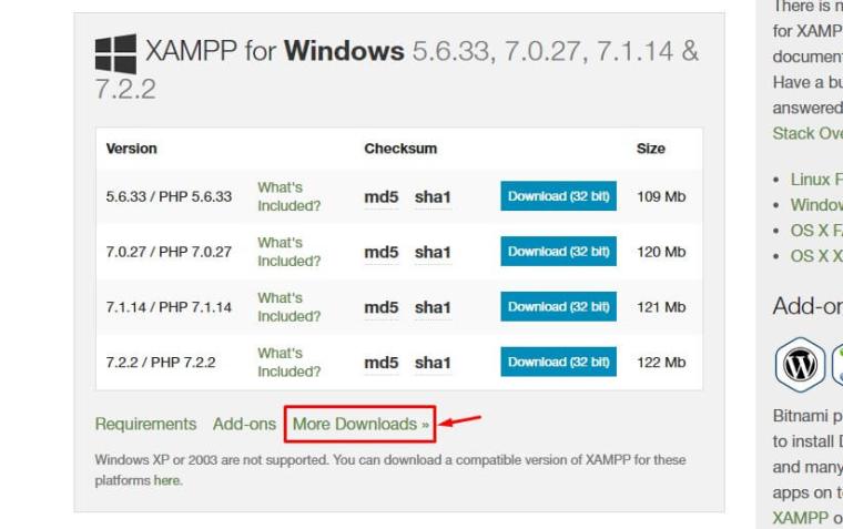 Hướng dẫn nâng cấp phiên bản PHP cho XAMPP – WINDOWS
