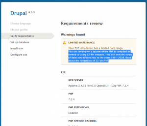 drupal 8 error