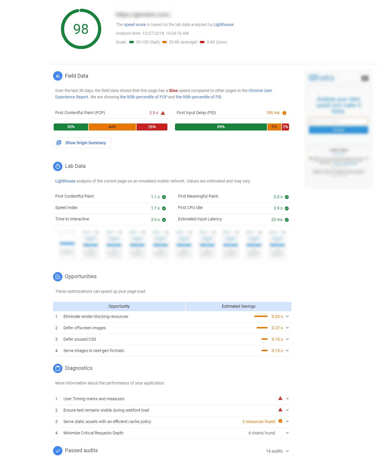 PageSpeed-Insights.