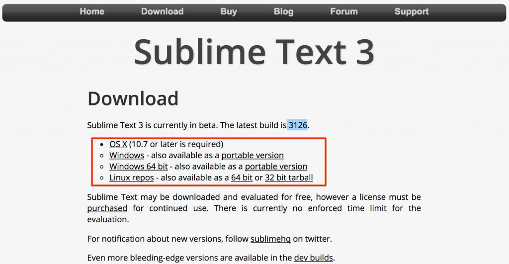 sublime text 3 download