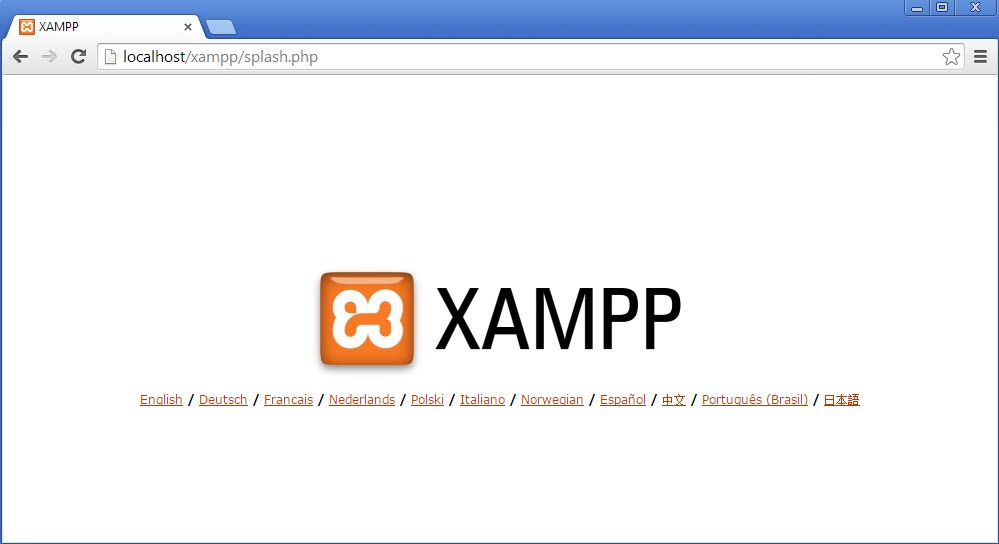 xampp-homepage