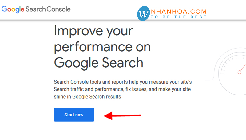 Khai báo website với google search console