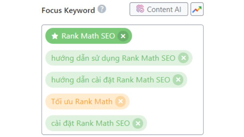 Rank Math SEO Keyword