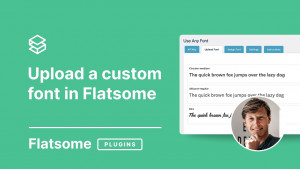 Add Custom fonts to Flatsome