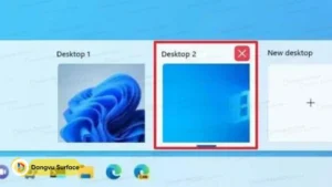 Hướng dẫn tạo màn hình desktop ảo bằng Task View trên Surface Windows 11